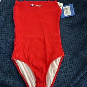 Beautiful Red one piece Champion swimsuit